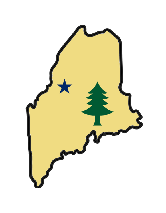 The 1901 Maine Flag